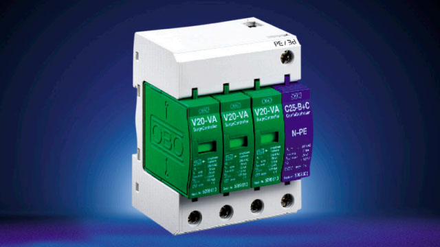 德國OBO零漏電電流電源防雷器【光束防雷】