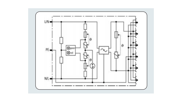 德國盾六位插座【光束防雷】 德國盾六位插座【光束防雷】